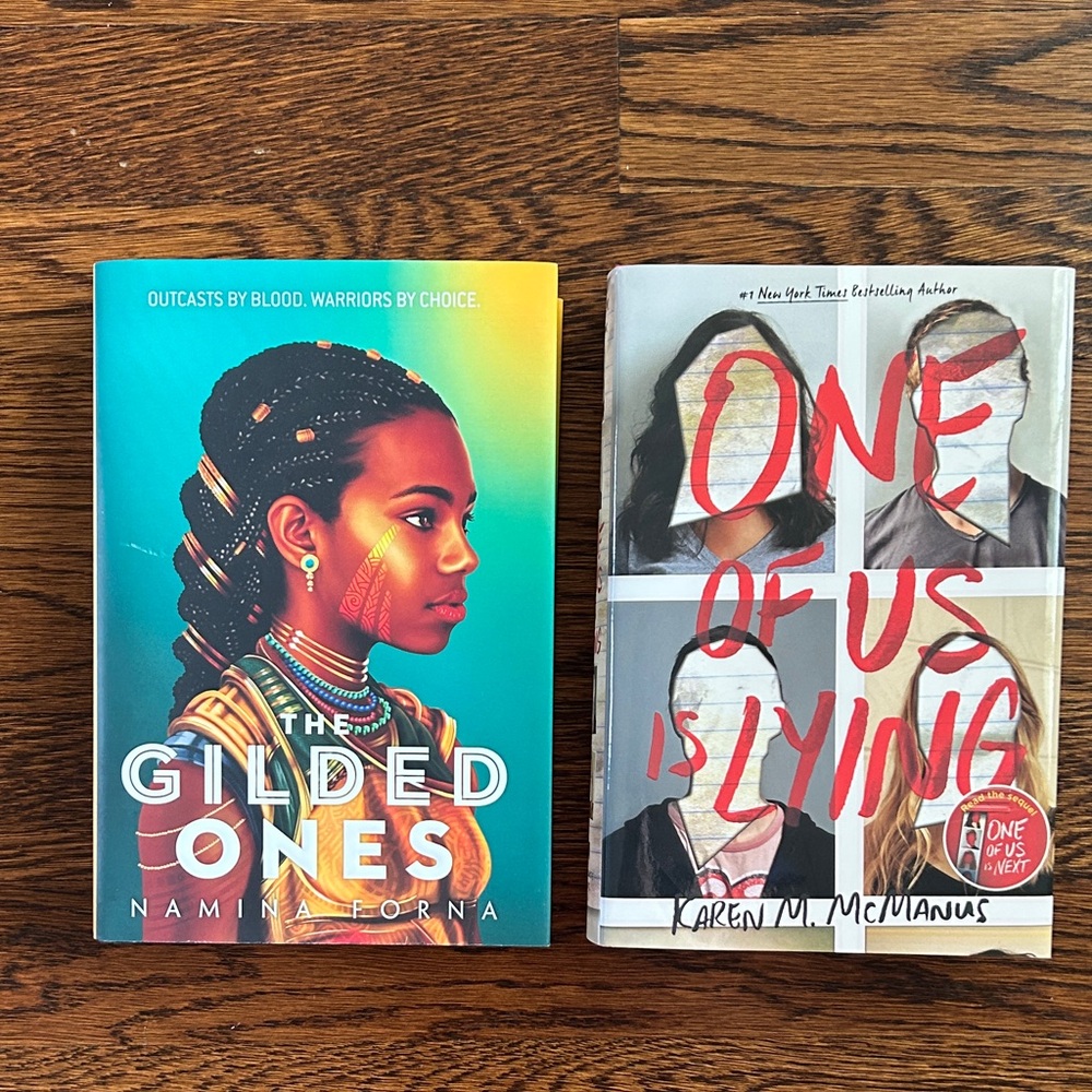 The Gilded Ones and One of Us Is Lying Books